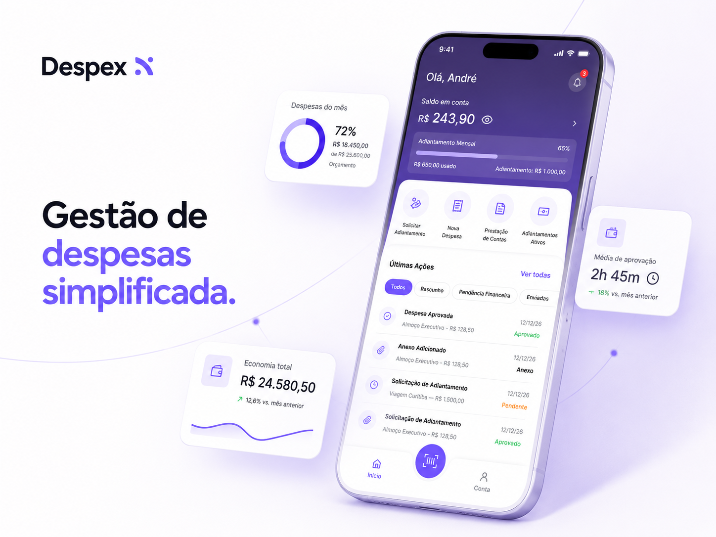 Despex project screen